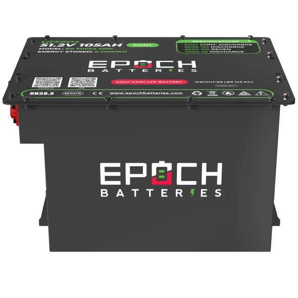 EPOCH Club Car DS Lithium Conversion Kit (48V, 105AH)