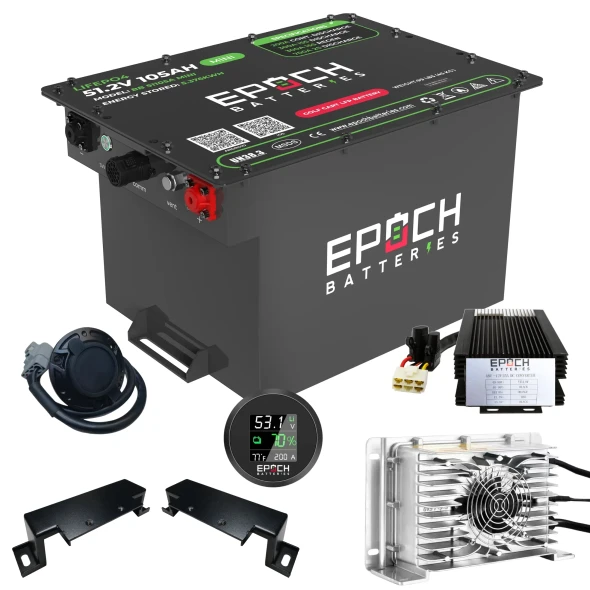 EPOCH Club Car DS Lithium Conversion Kit (48V, 105AH)