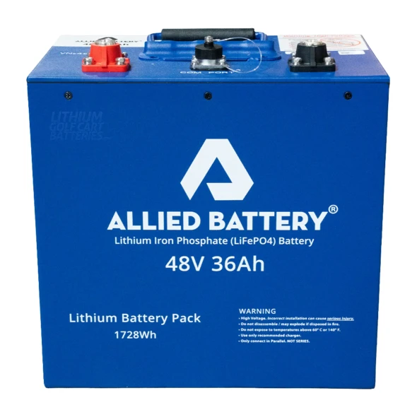 ALLIED EZGO RXV Lithium Golf Cart Batteries - Drop in Ready (48-Volt)