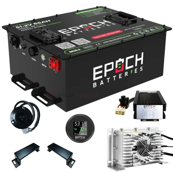 EPOCH Yamaha Drive-2 Lithium Conversion Kit (48V, 65AH)