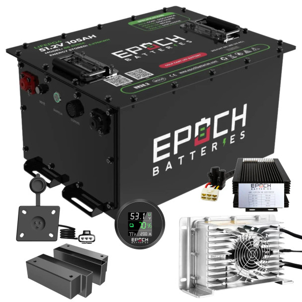 EPOCH EZGO RXV 48V Lithium Battery Conversion Kit - 105AH