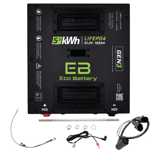 ECO Battery Evolution D5 Lithium Battery Conversion Kit (48V 105Ah)