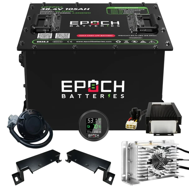 EPOCH Club Car DS Lithium Conversion Kit (36V, 105AH)