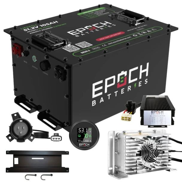 EPOCH Club Car Onward Lithium Conversion Kit (48V, 105AH)