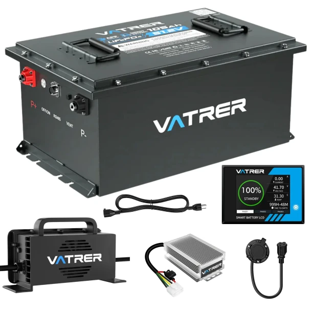 VATRER EZGO TXT Lithium Battery Conversion Kit (48V, 105AH)
