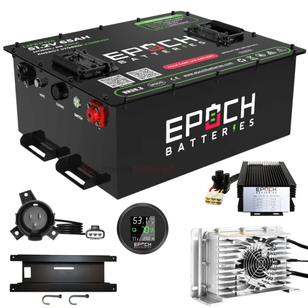 EPOCH Club Car Tempo Lithium Conversion Kit (48V, 65AH)
