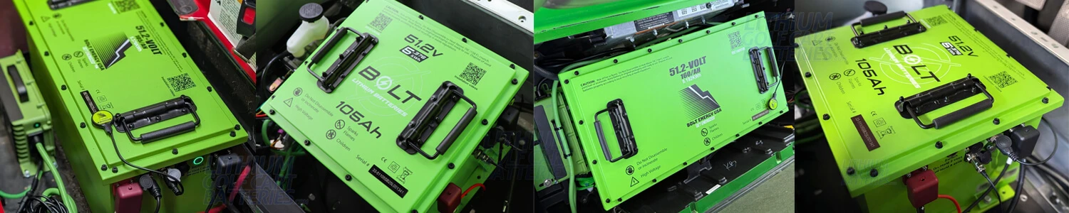 BOLT Lithium Golf Cart Battery Collage