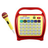 HamiltonBuhl® Juke24 - Portable, Digital Jukebox with CD Player and Karaoke Player - RED/YELLOW