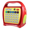 HamiltonBuhl® Juke24 - Portable, Digital Jukebox with CD Player and Karaoke Player - RED/YELLOW