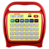 HamiltonBuhl® Juke24 - Portable, Digital Jukebox with CD Player and Karaoke Player - RED/YELLOW