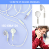HamiltonBuhl® Ear Buds, In-Line Microphone and Play/Pause Control