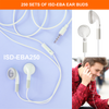 HamiltonBuhl® Ear Buds, In-Line Microphone and Play/Pause Control