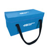 HamiltonBuhl Lab Pack - 12 Blue Favoritz Headsets with In-Line Microphone and TRRS Plug in a Small Carry Case