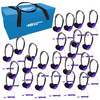 HamiltonBuhl Lab Pack, 24 SchoolMate™ Personal-SIzed PURPLE Headphones in a Carry Case