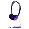 Galaxy Econo-Line of Sack-O-Phones with 5 Purple Personal-Sized Headphones, Starfish Jackbox and Carry Bag