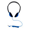 HamiltonBuhl Personal On-Ear Stereo Headphone  BLUE - 200 Pack