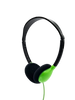 HamiltonBuhl Personal On-Ear Stereo Headphone  GREEN - 200 Pack