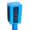 HamiltonBuhl® PowerPost™ Mobile Charging Tower with 8 AC Outlets, 4 USB and 4 USB-C Ports