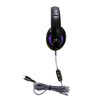Smart-Trek™ Deluxe Stereo Headphone with In-Line Volume Control, USB-C Plug and Metallic Purple Accents