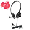 Personal Headset with Steel-Reinforced Mic, USB-C plug and Foam Ear Cushions