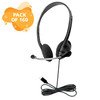 Personal Headset with Steel-Reinforced Mic, USB-C plug and Foam Ear Cushions