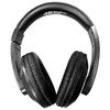 Smart-Trek™ Deluxe Stereo Headphone with USB-C Plug, USB-A Dongle and Black, Silver Accents - 25 pack