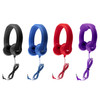 Flex-Phones™ Virtually Indestructible Headphones - Color Pack - BLUE, BLACK, RED and PURPLE