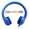 Flex-Phones™ Virtually Indestructible Headphones - Color Pack - BLUE, BLACK, RED and PURPLE