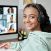 HamiltonBuhl® Deluxe Active Noise-Cancelling 3.5mm Headphone with USB-C Headset Conversion Cable & Case