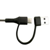 Smart-Trek™ Deluxe Stereo Headphone with USB-C Plug, USB-A Dongle and Black, Silver Accents