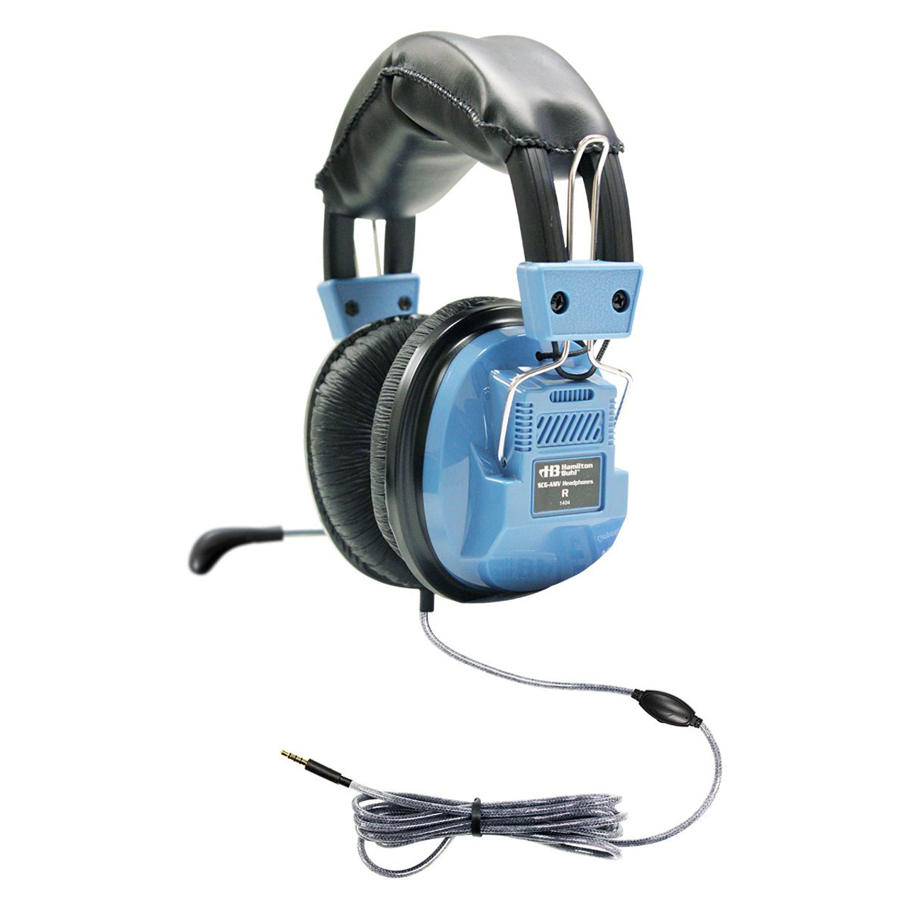 Deluxe Headset with Gooseneck Mic and In-Line Volume Control plus TRRS Plug