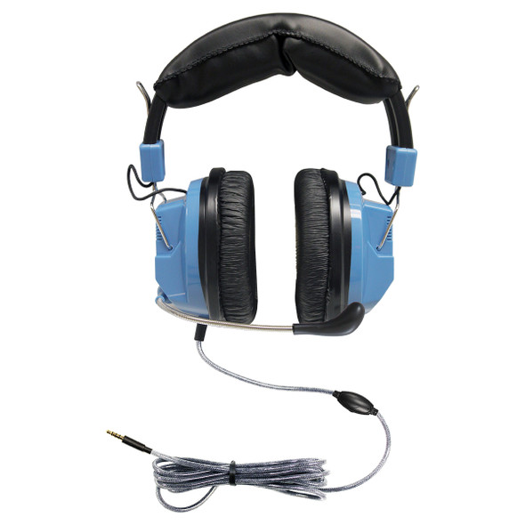 Deluxe Headset with Gooseneck Mic and In-Line Volume Control plus TRRS Plug