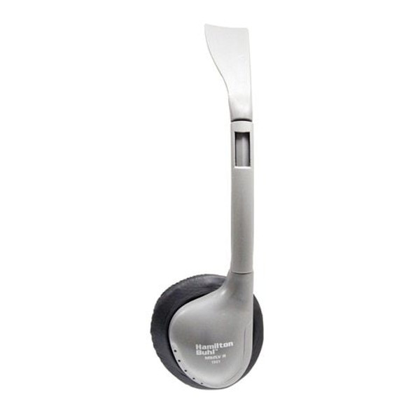 SchoolMate On-Ear Stereo Headphone with Leatherette Cushions and in-line Volume