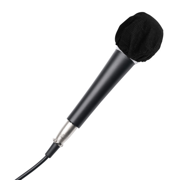 Hygenx Sanitary, Disposable Microphone Covers - Black, Box of 100 Hygenx Sanitary, Disposable Microphone Covers - Black, Box of 100