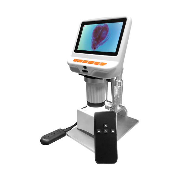 ScoutPro™ Microscope with 4” Built-In Monitor and Specimen Slides ScoutPro™ Microscope with 4” Built-In Monitor and Specimen Slides