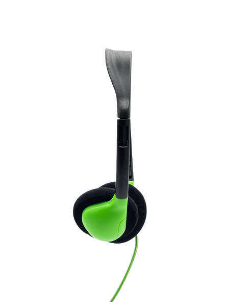HamiltonBuhl Personal On-Ear Stereo Headphone  GREEN - 200 Pack