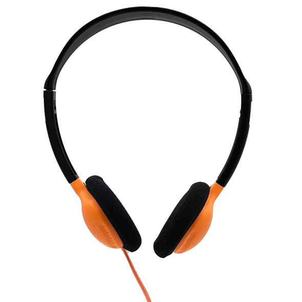 HamiltonBuhl® Personal On-Ear Stereo Headphone ORANGE - 200 Pack HamiltonBuhl® Personal On-Ear Stereo Headphone ORANGE - 200 Pack