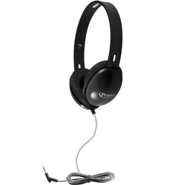 HamiltonBuhl Primo™ Stereo Headphones  Black - 100 Pack