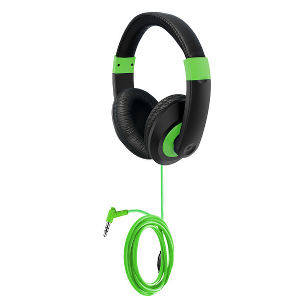 HamiltonBuhl Smart-Trek Headphone - Green Accents HamiltonBuhl Smart-Trek Headphone - Green Accents
