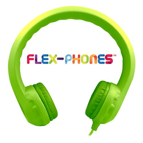 Flex-Phones™ Virtually Indestructible Foam Headphones – GREEN Flex-Phones™ Virtually Indestructible Foam Headphones – GREEN