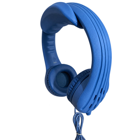 Flex-Phones™ Virtually Indestructible Foam Headphones – BLUE