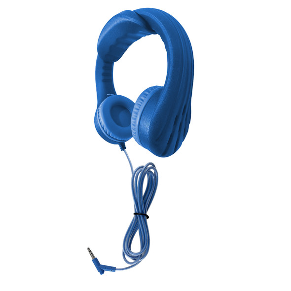 HamiltonBuhl 6-Person Listening Center with AudioAce™ Bluetooth® Media Player, 2 Blue, 2 Black and 2 Red Flex-Phones™ Headphones, Jackbox and Carry Case
