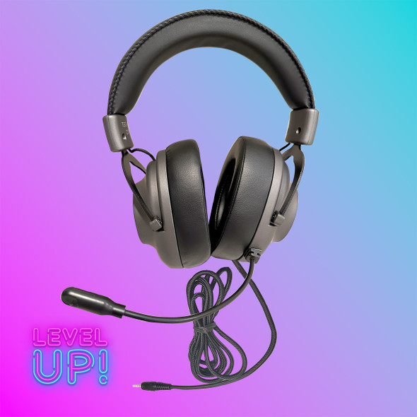 Deluxe Stereo Esports Gaming Headset with Volume Control and 3.5mm TRRS Plug
