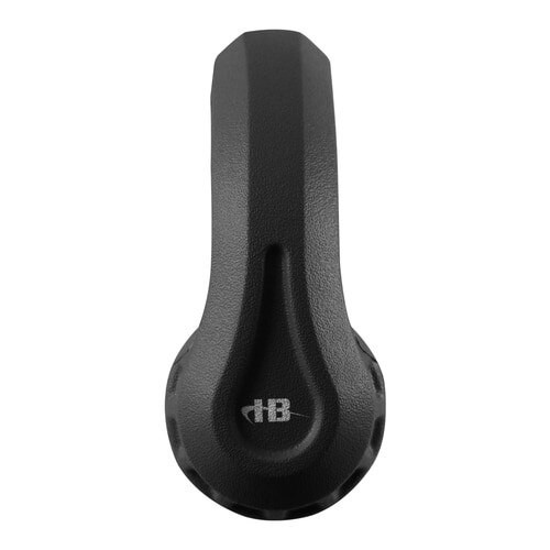 USB-C Flex-Phones™ Virtually Indestructible Foam Headphones – Black with Blue Ear Cushions