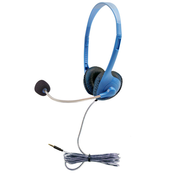 HamiltonBuhl® Personal-Sized Headset with Steel-Reinforced Gooseneck Mic and TRRS Plug
