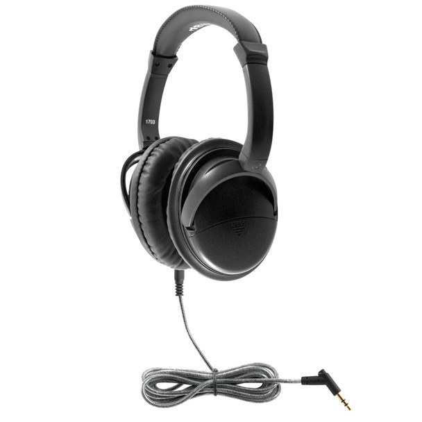HamiltonBuhl Deluxe Active Noise-Cancelling Cord - Converts Headphone to Headset