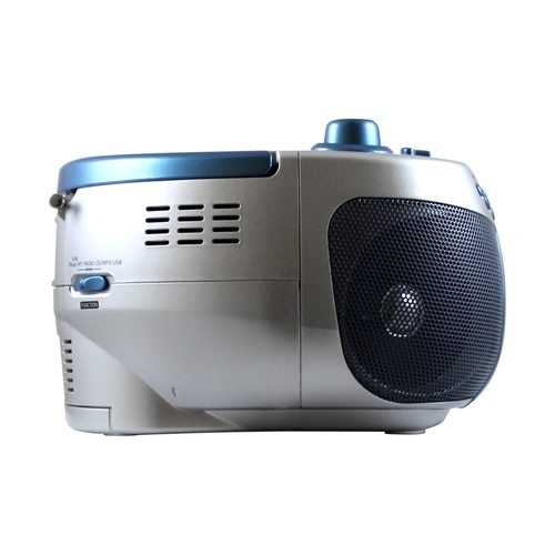 AudioStar Boombox Radio, CD, USB, Cassette Player with Tape and CD to MP3 Converter