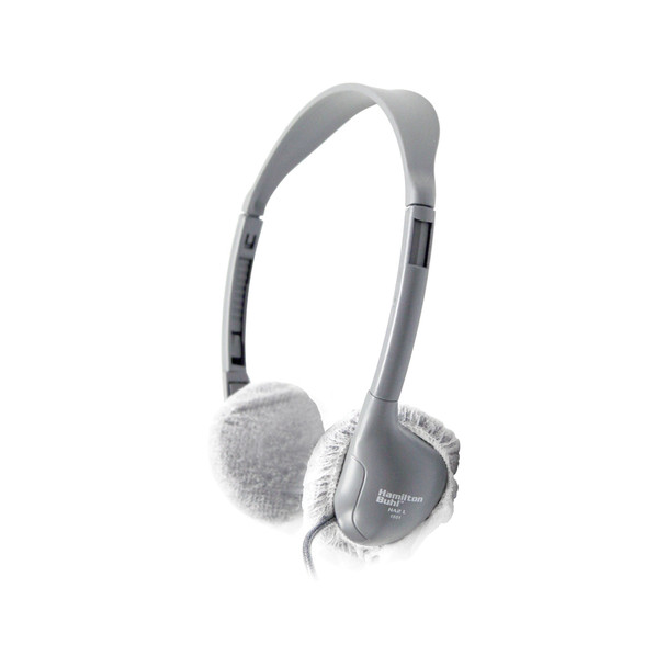 HamiltonBuhl® HygenX Sanitary, Disposable Ear Cushion Covers for 2.5" Personal-Sized Headphones and Headsets, 50 Pairs, WHITE