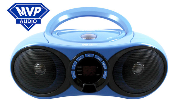 HamiltonBuhl AudioMVP Boombox CD/FM Media Player with Bluetooth Receiver