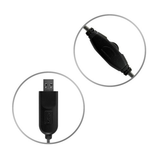 MACH-1 Multimedia USB Headset - Steel Reinforced Gooseneck Mic and In-Line Volume MACH-1 Multimedia USB Headset - Steel Reinforced Gooseneck Mic and In-Line Volume